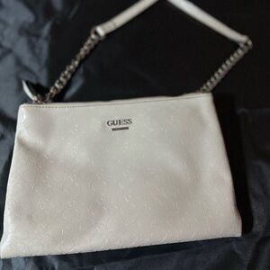 Cream GUESS handbag